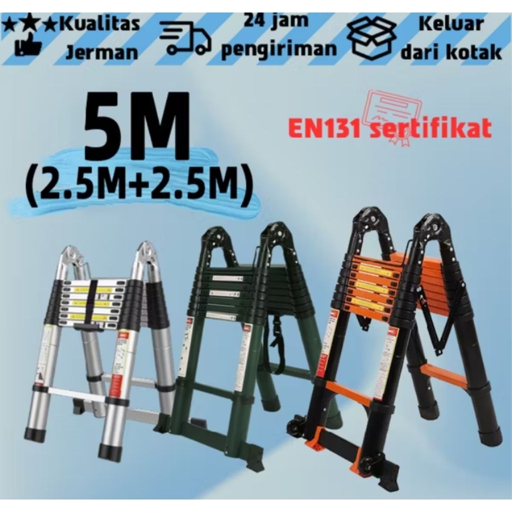 tangga lipat Teleskopik Single & double