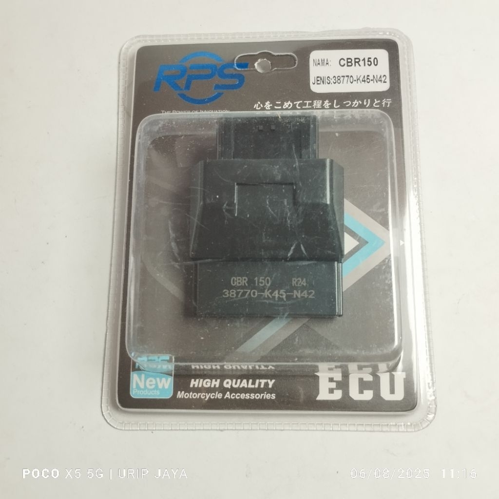 ECM, ECU Honda CBR 150R K45G 2016 - 2018 RPS 38770K45N41 38770K45N42