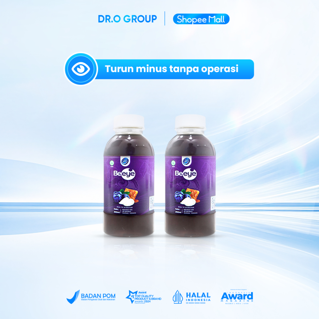 Madu Beeye 200ml  - Kuatkan Penglihatan dengan Obat Mata Minus Berkualitas/ bpom approved halal mui
