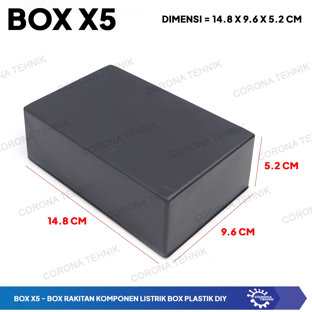 

Box X5 - Box Rakitan Komponen Listrik Box Plastik DIY