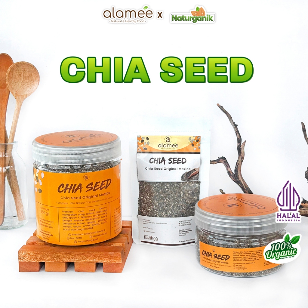 

Chia Seed Organic Black Chiaseed Grade A Premium Quality naturganik
