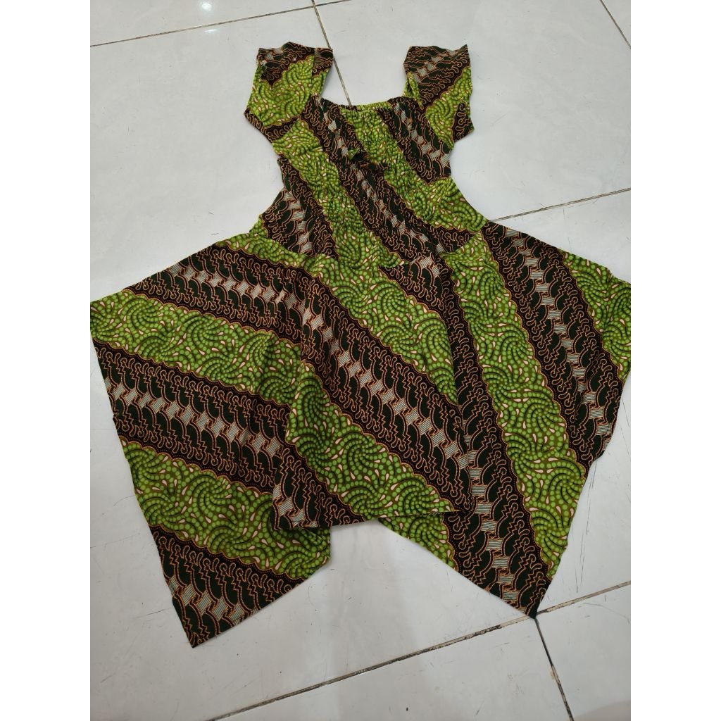 DRESS BATIK ANAK PEREMPUAN 5 TAHUN (PRELOVE)