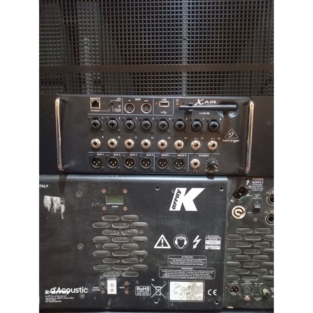 Mixer Behriger X- Air 16 bekas original