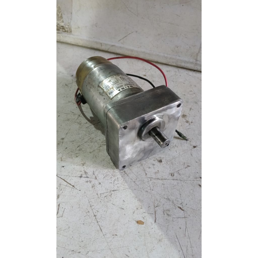 Dinamo DC Gear head motor DC 24V permanen magnet 90W