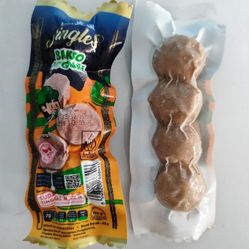 

Kanzler Singles Bakso Original Isi 4 Pcs