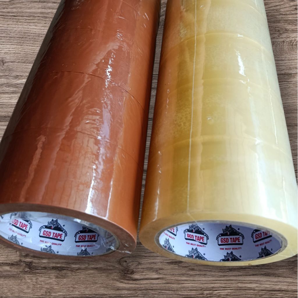 

(6pcs)Lakban bening&cokelat 48mmX90yard