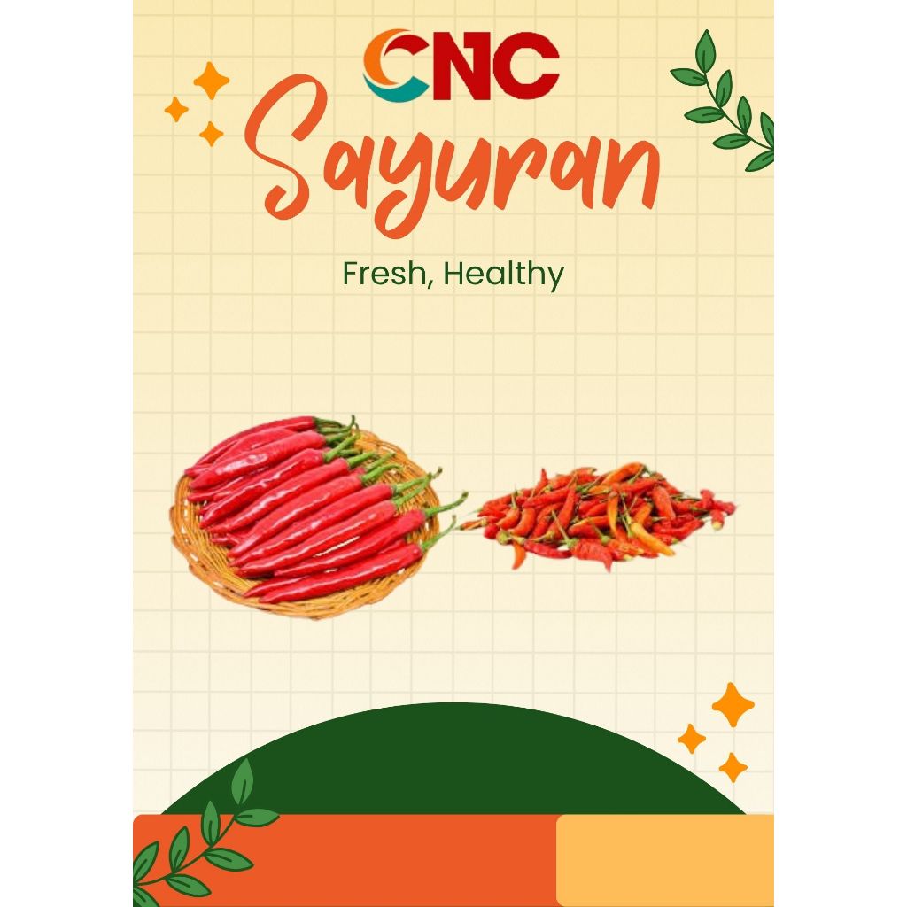 

KHUSUS INSTANT CABE CABAI RAWIT CAMPUR CABE MERAH FRESH 100GR