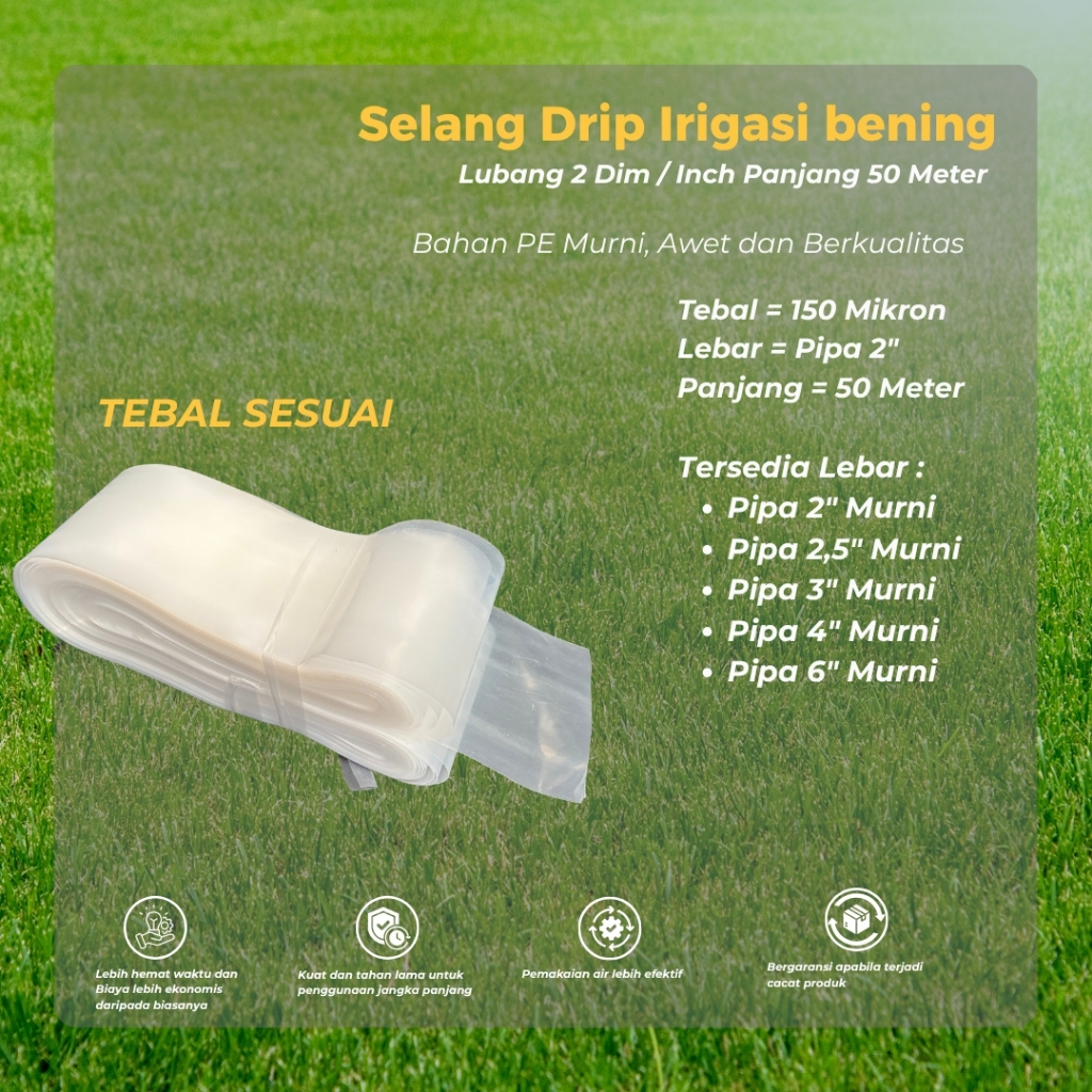 SELANG PLASTIK/SELANG DRIP IRIGASI/SELANG PENGAIRAN/SELANG SAWAH