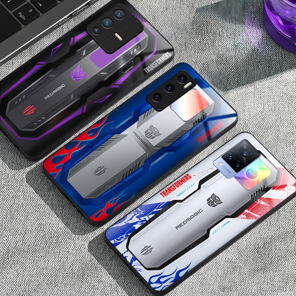 Annora - Case Kaca Vivo V20 Se - V21e - V21 4G/5G - V23 5G - V23i 5G - V25/V25e Dan ALL TYPE Softcas