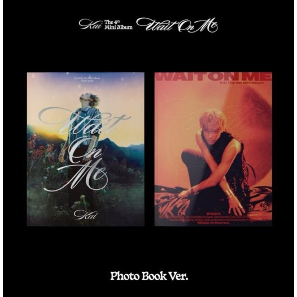 KAI - Wait On Me Photobook Album (SEALED) + benefit pc