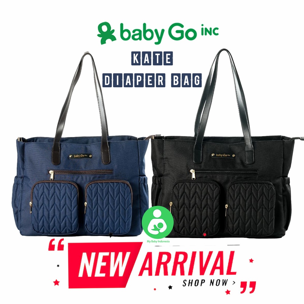 BabyGo Inc Kate Tote Diaper Bag Backpack Sling Bag Diaper Bag Babygoinc Tas Bayi Anak