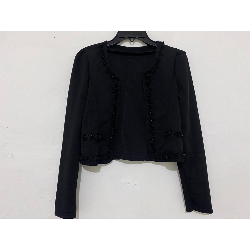 BLAZER/OUTER/JAS HITAM (PRELOVED)