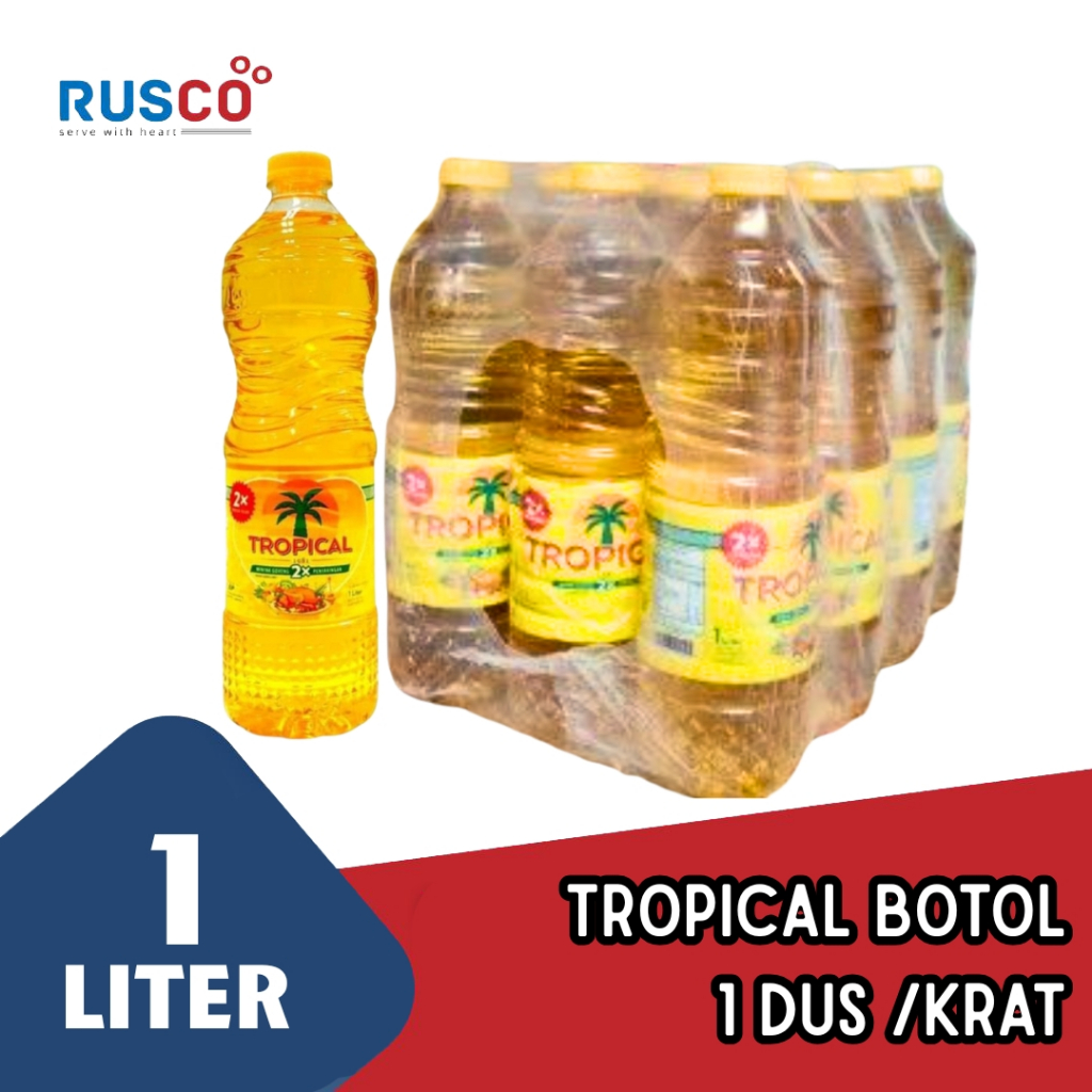 

Minyak Goreng Tropical 1L - [ 1 Krat isi 12 Pcs ]