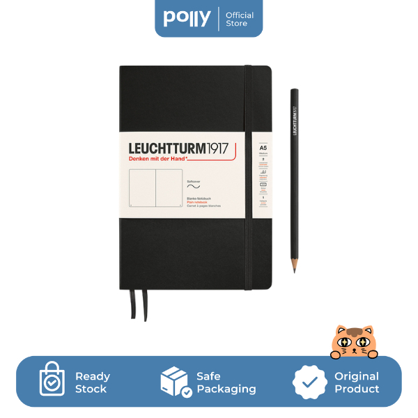 

LEUCHTTURM1917 Notebook Medium (A5), 123 numbered pages, SOFTCOVER
