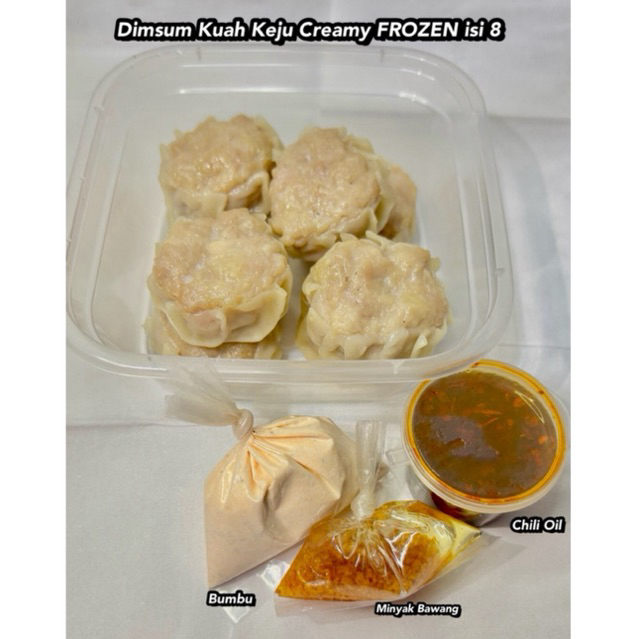 

Dimsum Kuah Keju Creamy isi 8