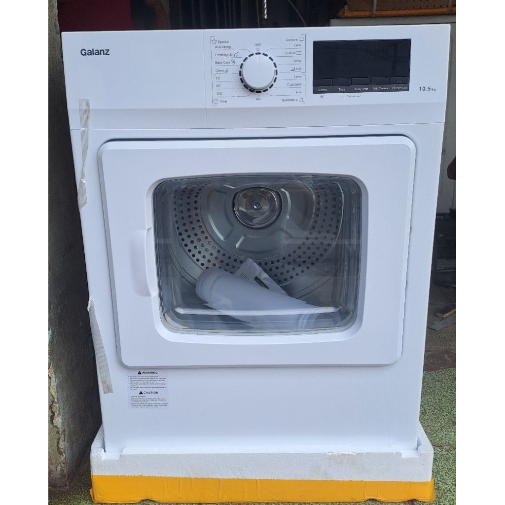 Mesin pengering pakaian / Dryer Galanz 10.5 kg
