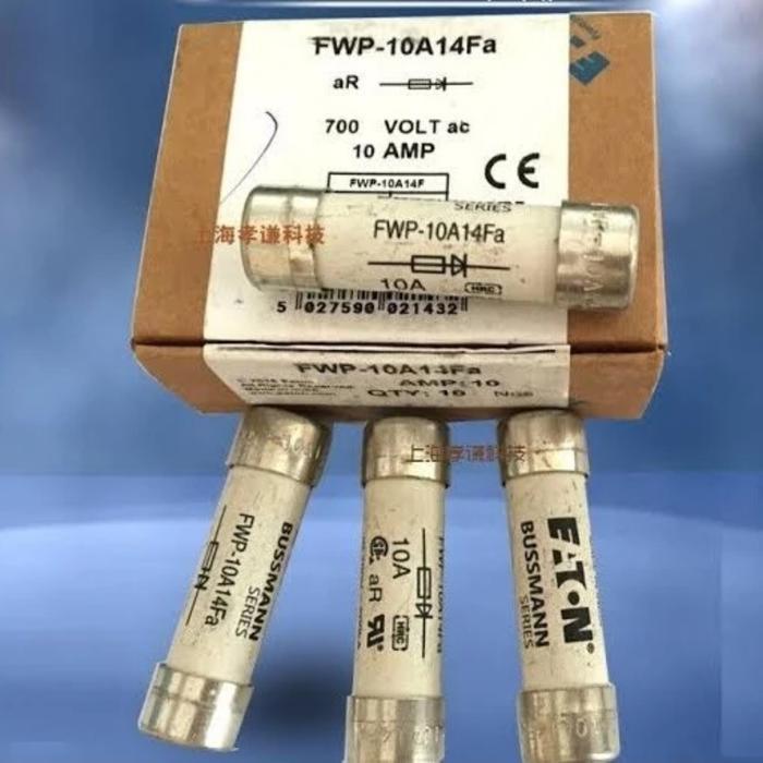 Fuse FWP-10A14Fa 10A 700V Eaton Bussmann FWP-10A14Fa aR 10A 700V