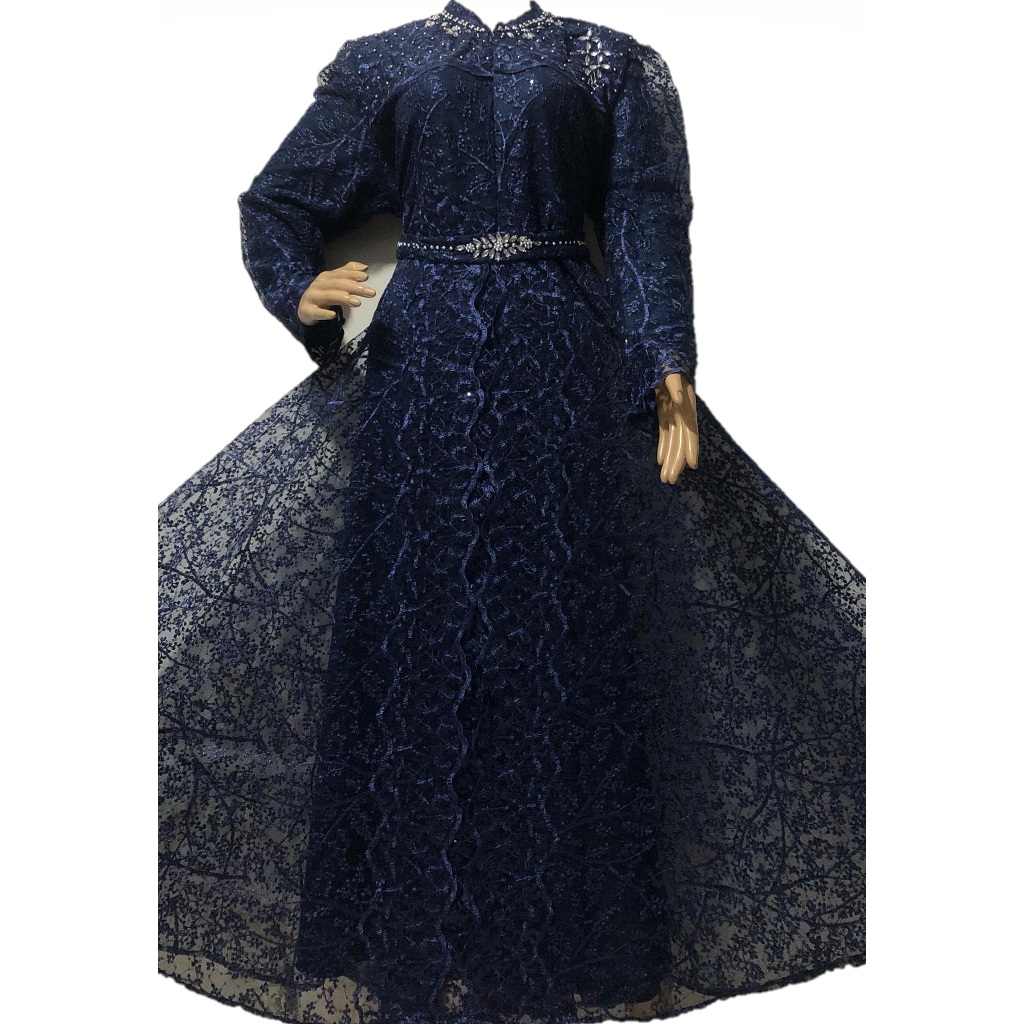 JUMBO & STANDART GEA GAMIS Tille/GAUN MUSLIM WANITA/TILLE GAMIS PESTA/LD 110 CM PANJANG BAJU 140 CM 