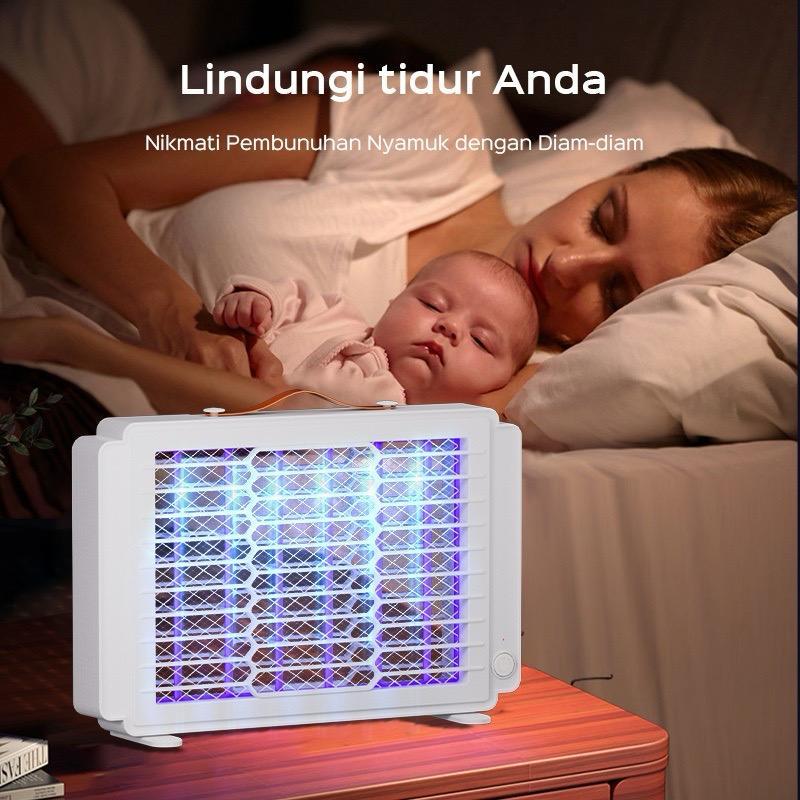 PERANGKAP NYAMUK PERANGKAP SERANGGA LAMPU PEMBASMI NYAMUK LAMPU UV PORTABLE RECHARGEABLE