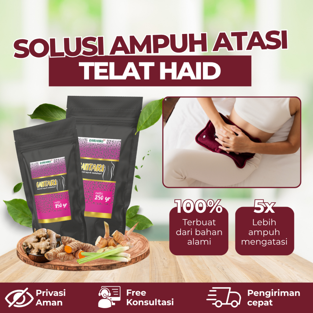 Obat Telat Datang Bulan Pelancaran Haid Paling Ampuh Pelancar Lancar Terlambat Gantari Ramuanku JSR
