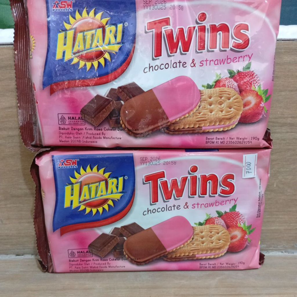 

Hatari twins chocolate&strawberry 190g