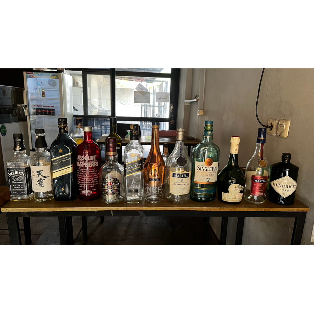 botol bekas minuman alkohol