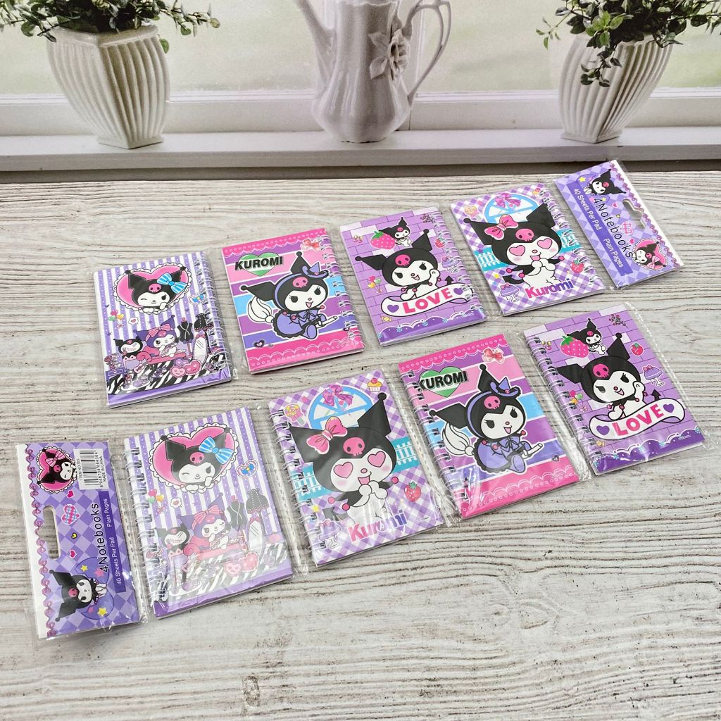 

Buku Binder Spiral Gambar KuromiLucu Isi 4pcs NoteBook A7 Sanrio Bisa COD
