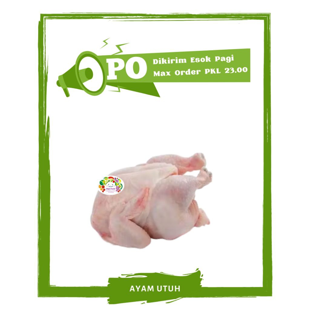 

Ayam Utuh Per Ekor / Daging Segar PO Mallahrizwa