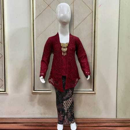 NYL_Mode Kebaya Anak TK SD Setelan Kebaya Kutubaru Anak Rok batik / Baju Kebaya Kondangan / Rok Anak