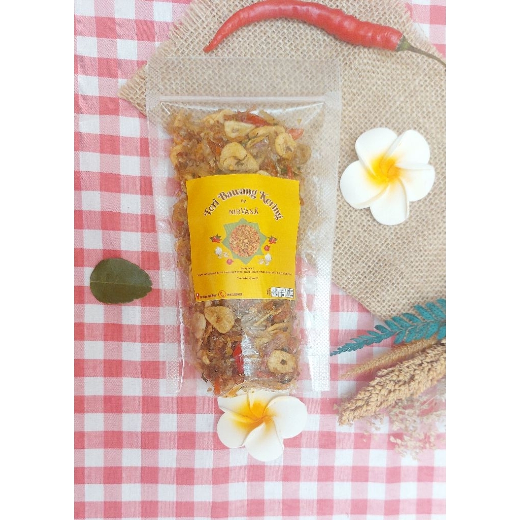 

Teri bawang kering by Nirvana- 100 gram