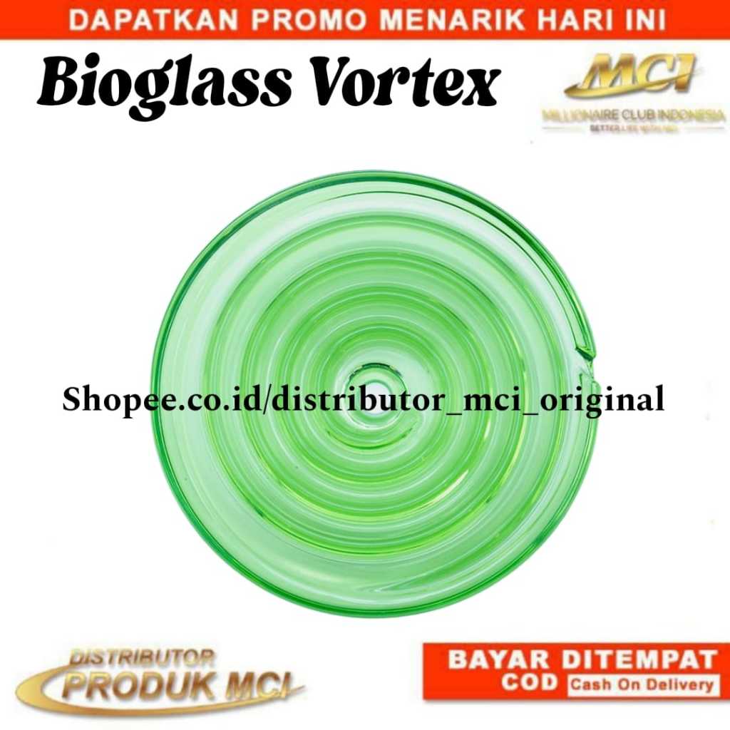 BIOGLASS VORTEX 15 CM 100% ORIGINAL MCI BIOGLASS KESEHATAN PRIA WANITA