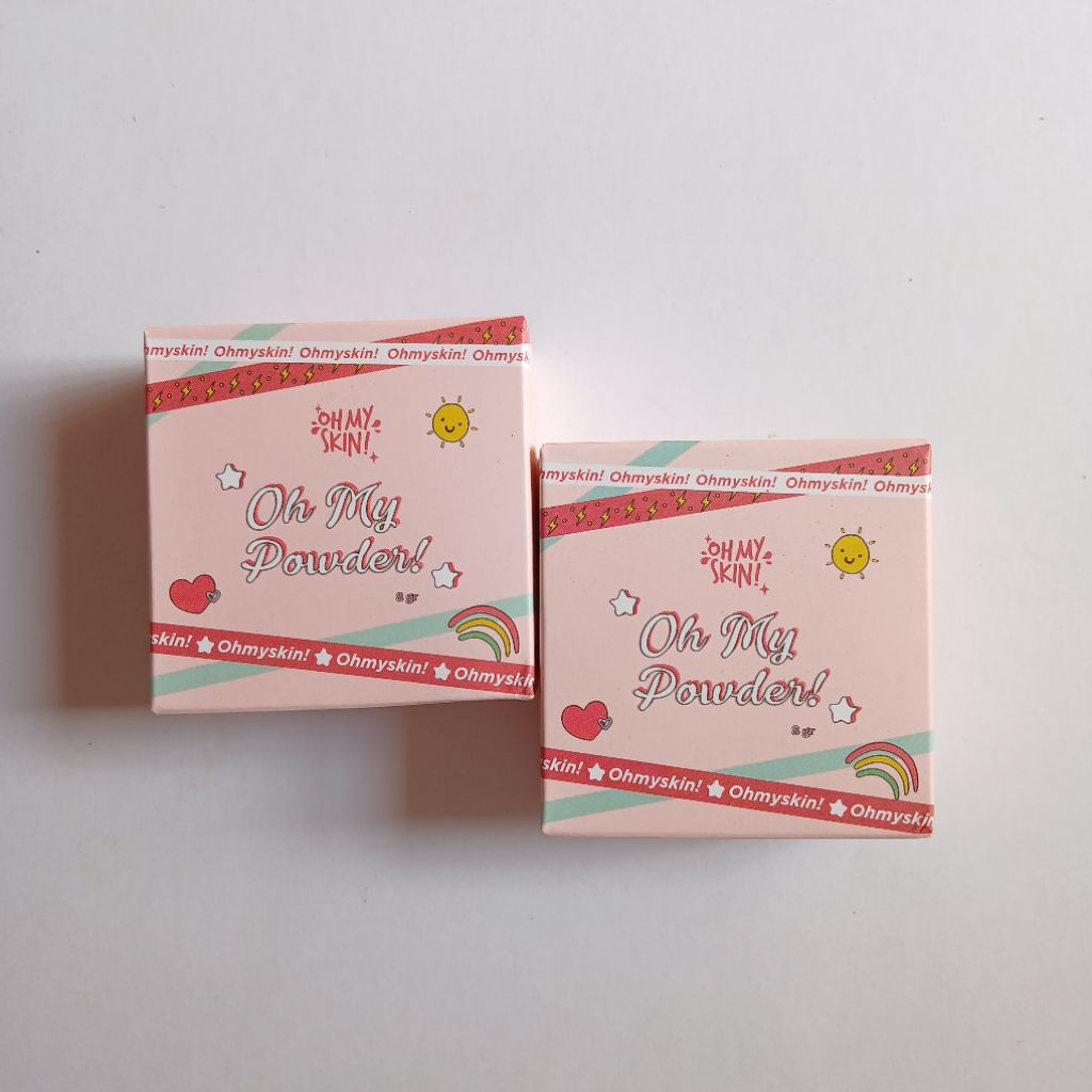 OHMYSKIN Oh My Powder Loose Powder Bedak Tabur NEW PRELOVED