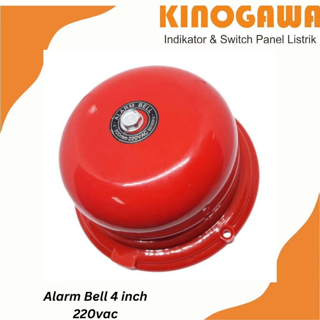 Buzzer Alarm Outdoor - Alarm 4inch FTB Merah 220vac