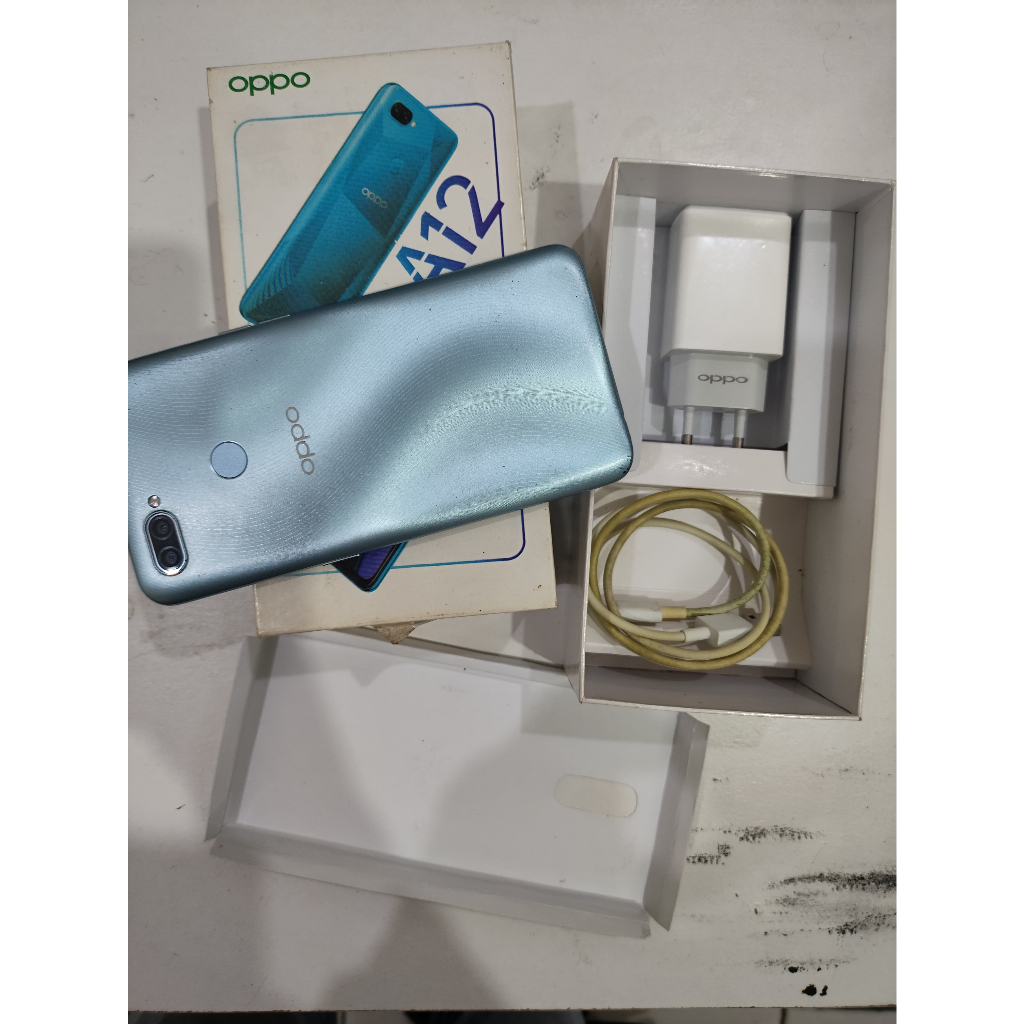 OPPO A12 RAM 4/64GB second fullset