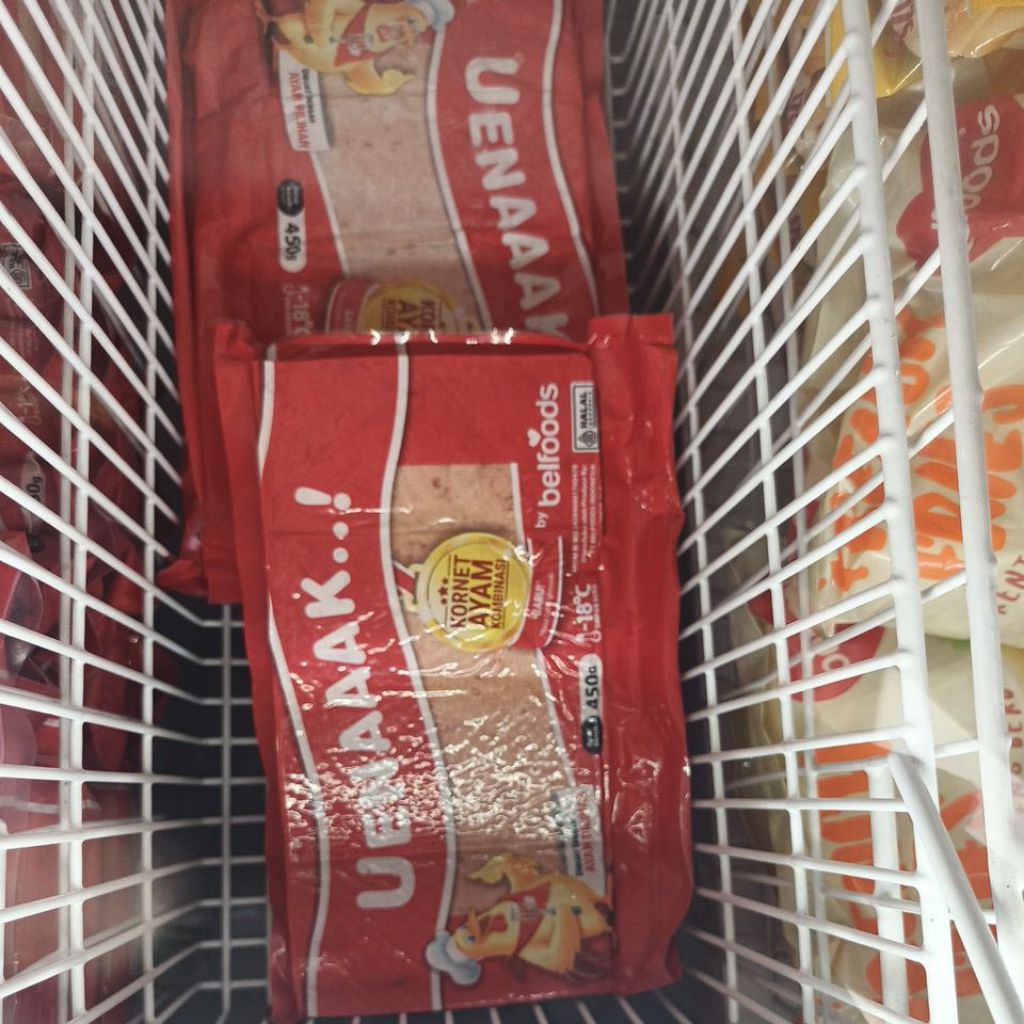 

Belfoods Uenaaak Kornet Ayam 450gr