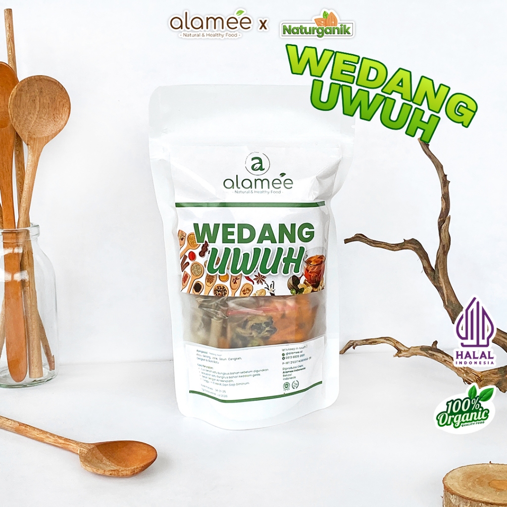 

ALAMEE Wedang Uwuh Komplit Premium Asli Rempah Minuman Herbal Alami Lengkap JSR Organik Naturganik