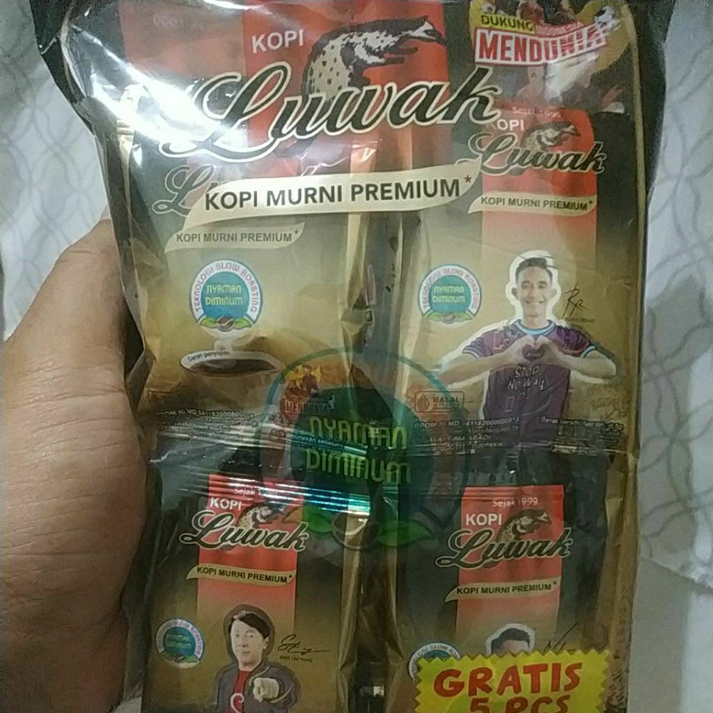 

Kopi Luwak Kopi Murni Premium 1Pack (14x6,5g)