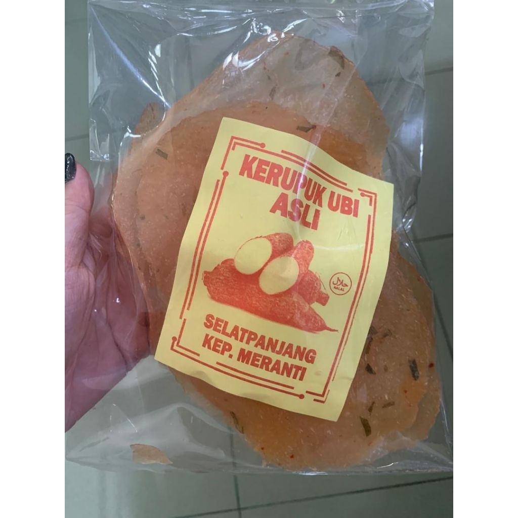 

Kerupuk Ubi Mentah Asli Selatpanjang 120gr