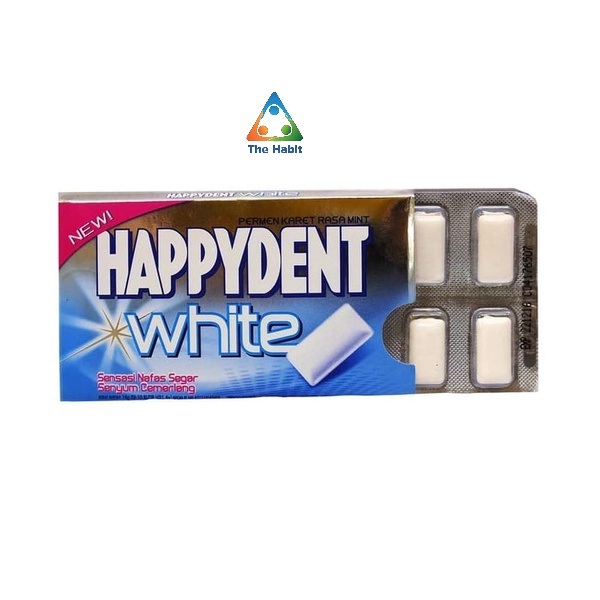 

(The Habit) HAPPYDENT White Blister Permen 14gr