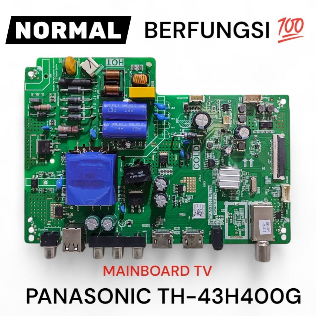 MB TV MAINBOARD TV PANASONIC TH-43H400G PANASONIC 43H400G