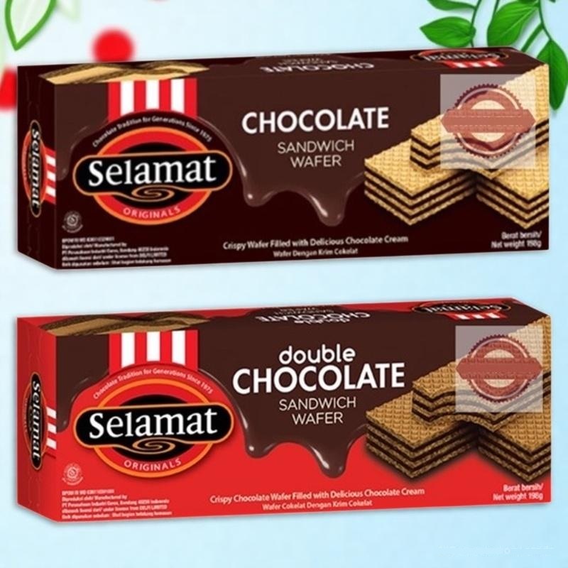 

SELAMAT Wafer selamat all Variant Sandwich Cokelat Double Coklat Biskuit Coklat