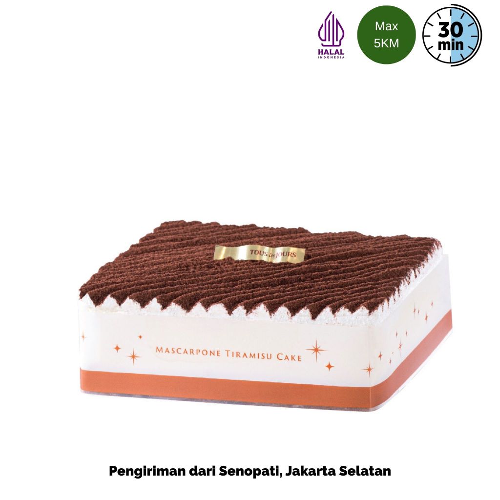 

TOUS les JOURS - Signature Mascarpone Tiramisu Cake