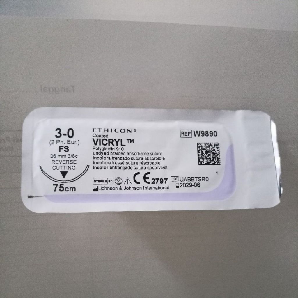 Vicryl 3/0 W9890 Reverse Cutting / pcs