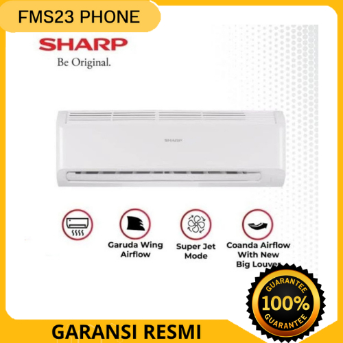 AC Sharp 1 PK 09 BEY Low watt Garansi Resmi