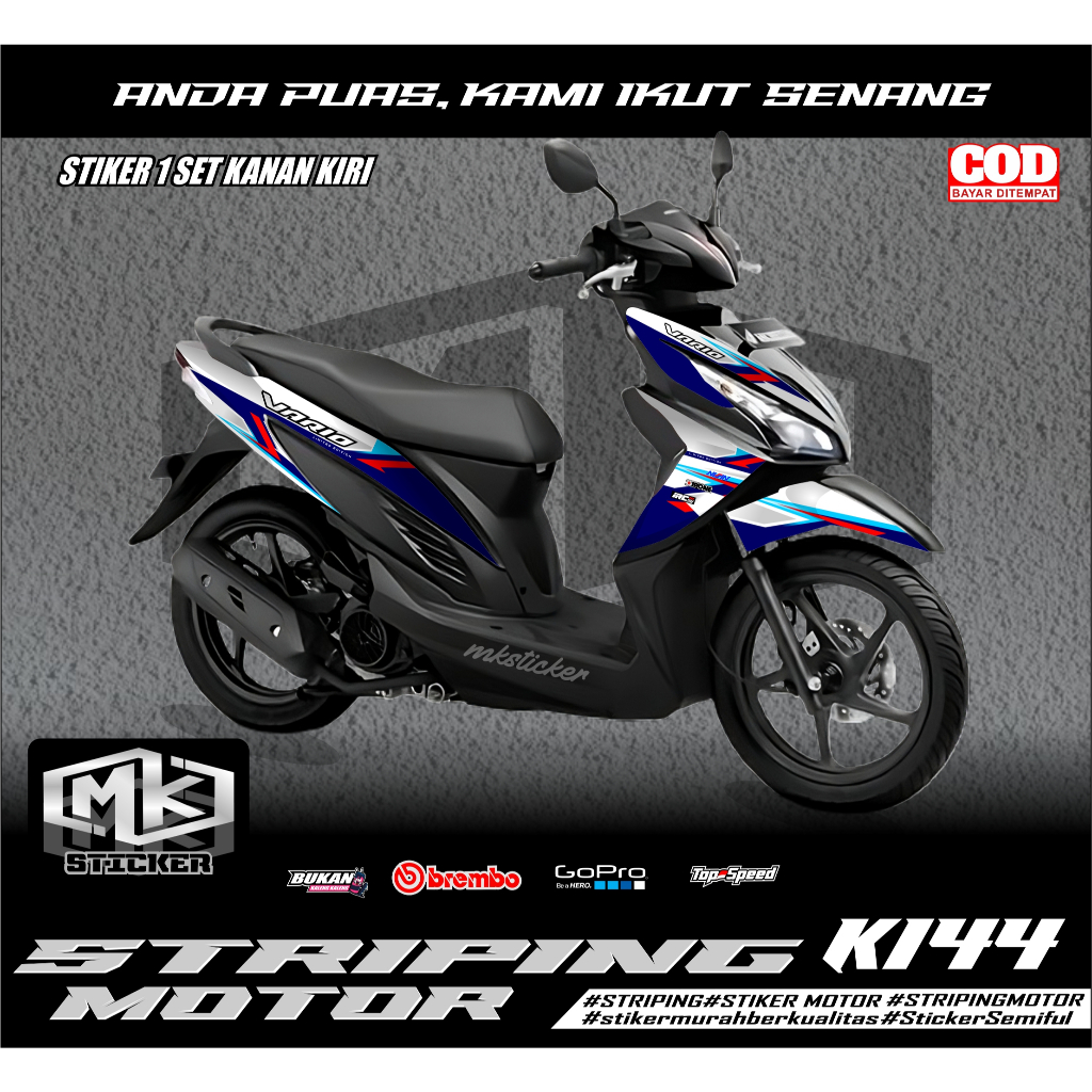 STRIPING VARIO 110 FI (144) - STRIPING VARIASI LIST VARIO 110 FI LIST / Striping Vario 110 Fi