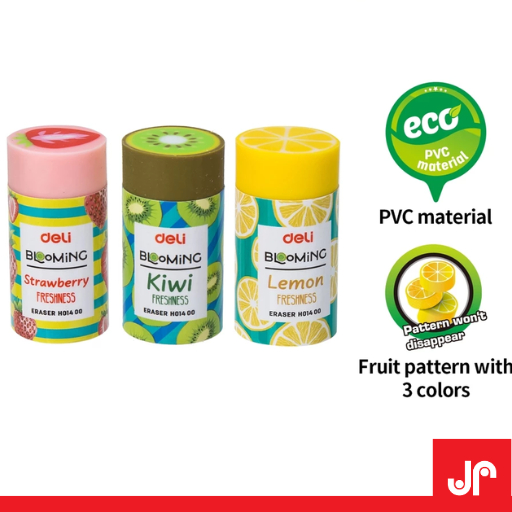 

DELI PENGHAPUS ECO-PVC EH01400/ PENGHAPUS MOTIF BUAH LUCU / PENGHAPUS SEKOLAH ANAK MOTIF LUCU