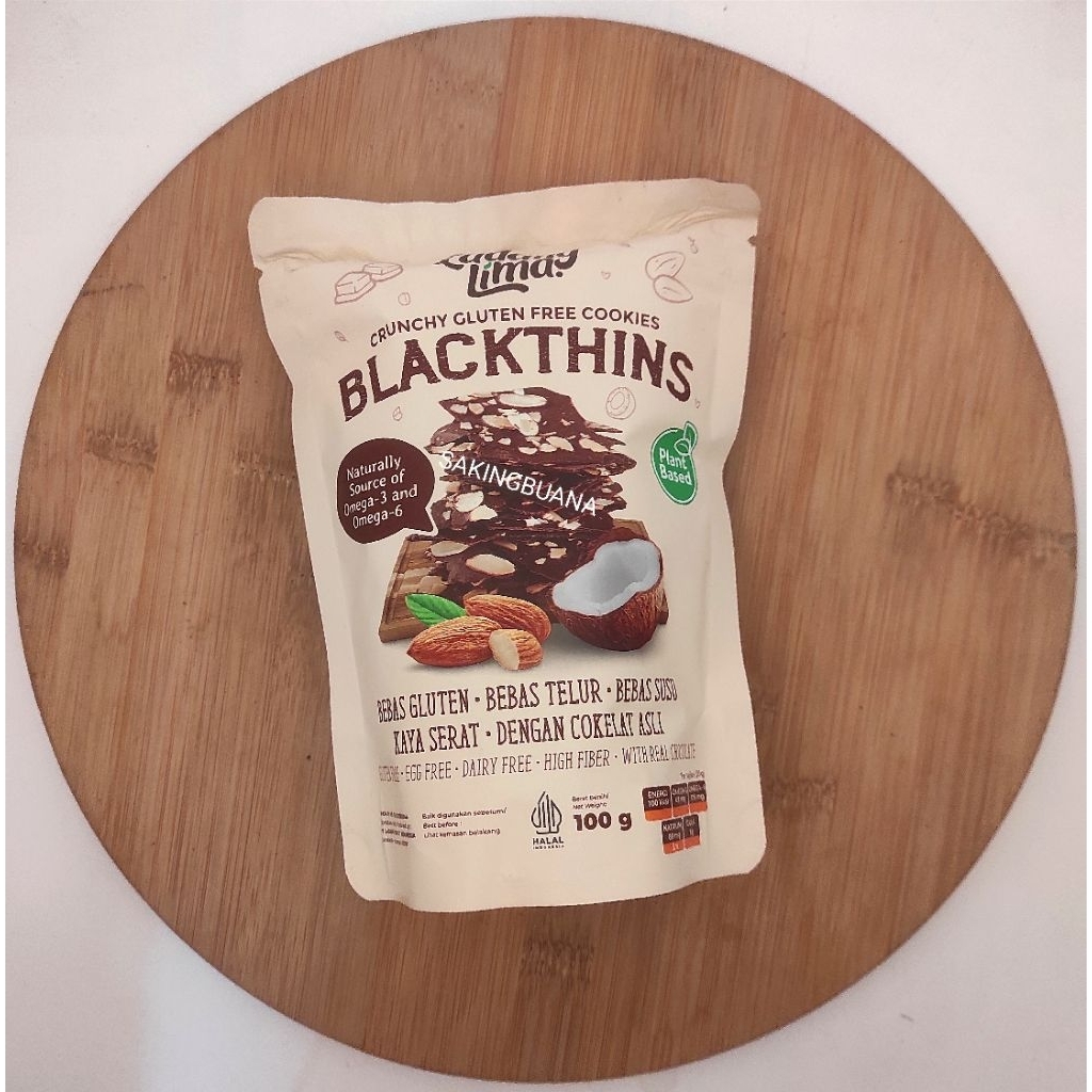 

Blackthins Glutten Free Cookies 100gr - Ladang Lima