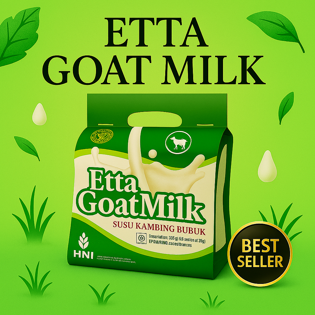 

Etta Goatmilk – Suplemen Putih Kulit, Imun Booster, Aman & Alami