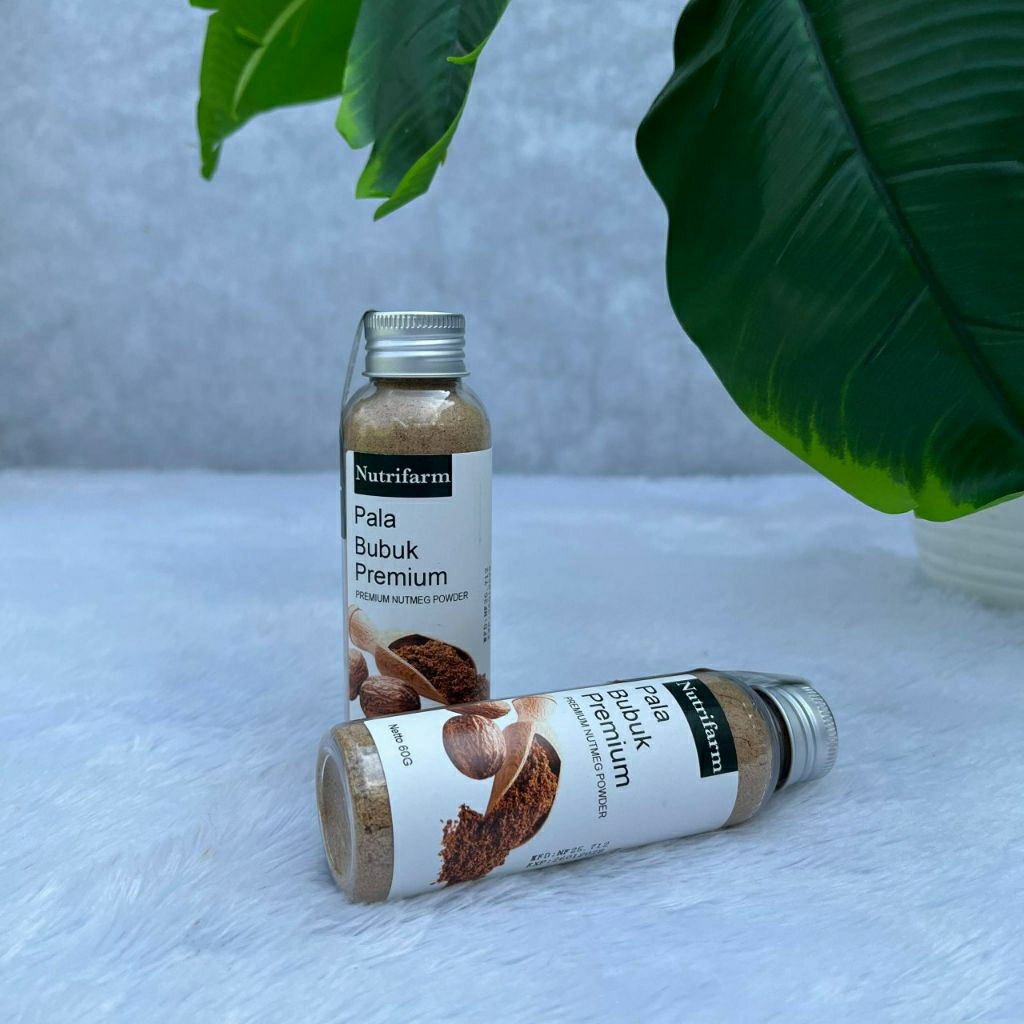 

Nutrifarm Pala Bubuk 60 Gr|buah pala|pala bubuk|rempah|rempah-rempah|bumbu masak