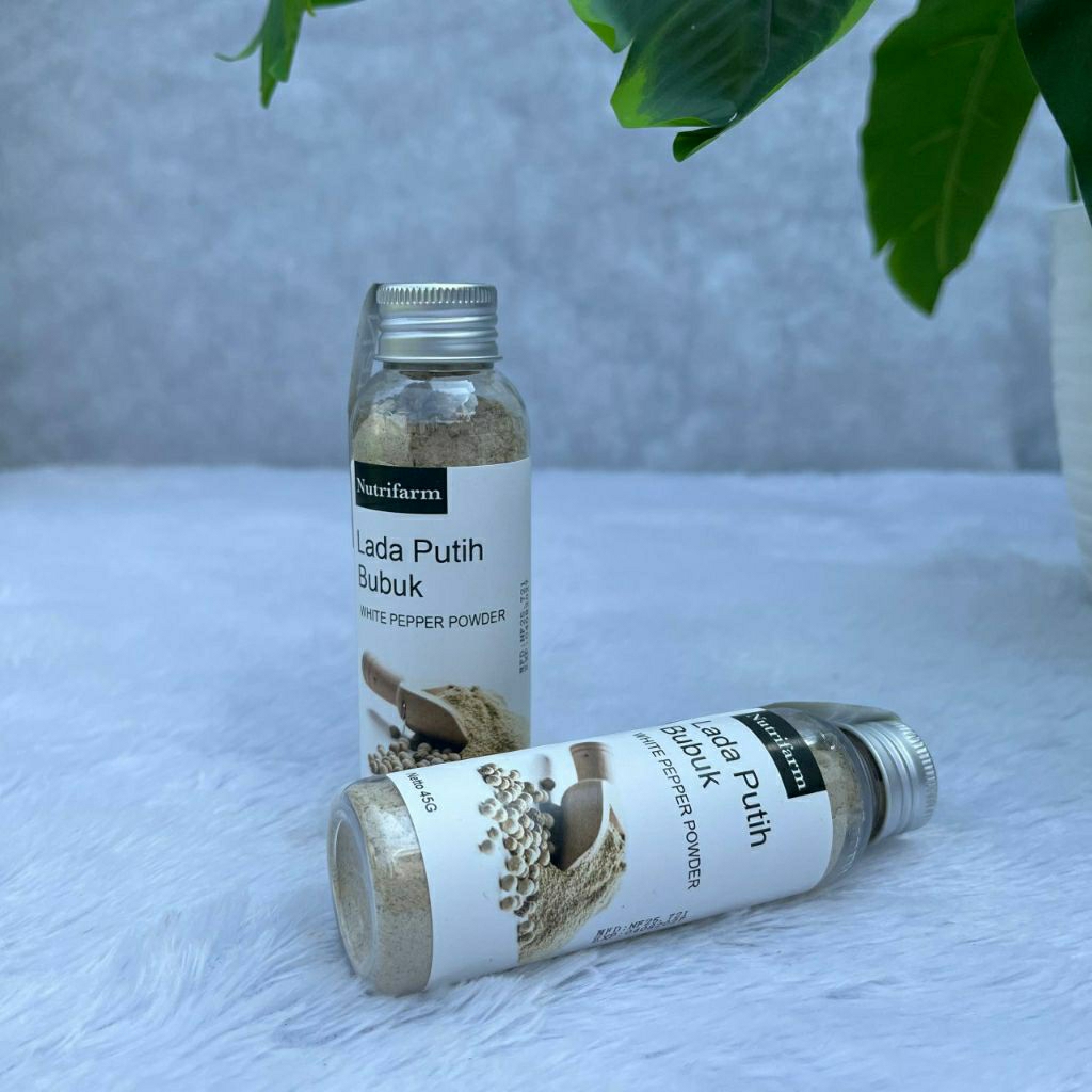 

Nutrifarm Lada Putih Bubuk|lada bubuk|lada putih|lada|rempah|rempah-rempah|bumbumasak